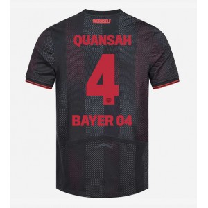 Bayer Leverkusen Jarell Quansah #4 Jalkapallovaatteet Kotipaita 2025-26 Lyhythihainen